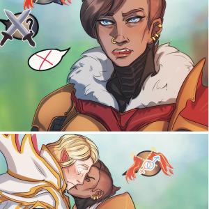 Thumbnail of Invoker and Legion Commander Digital Art
