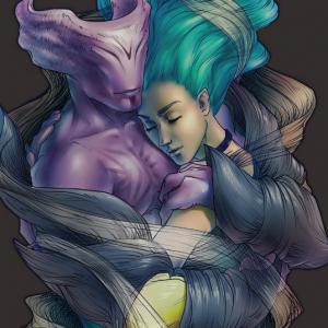 Thumbnail of Death Prophet and Faceless Void Digital Art