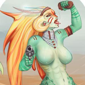 Thumbnail of Naga Siren Digital Art