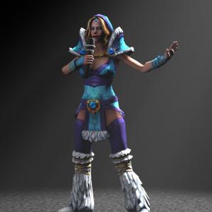 Thumbnail of Crystal Maiden SFM 3D Art