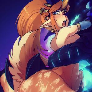 Thumbnail of Enchantress and Terrorblade Digital Art porno