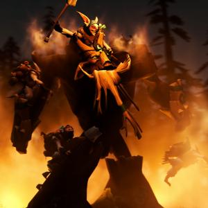Thumbnail of Meepo and Treant Protector SFM 3D Art