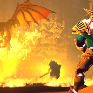 Thumbnail of Dragon Knight and Sven SFM 3D Art