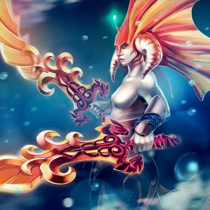 Thumbnail of Naga Siren Digital Art