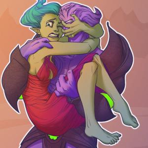 Thumbnail of Death Prophet and Faceless Void Digital Art