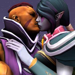 Thumbnail of Anti-Mage and Templar Assassin SFM 3D Art