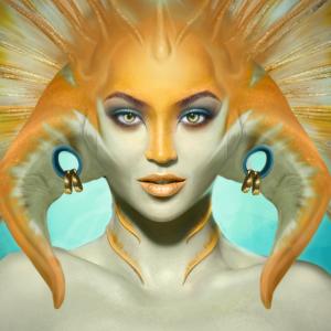 Thumbnail of Naga Siren Digital Art