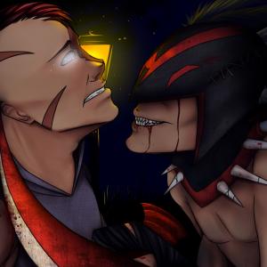 Thumbnail of Anti-Mage and Bloodseeker Digital Art