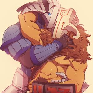 Thumbnail of Juggernaut and Sven Digital Art