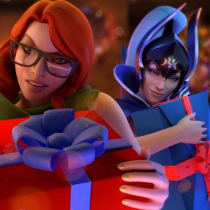 Thumbnail of Luna and Windranger SFM 3D Art