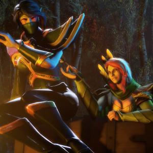 Thumbnail of Templar Assassin and Windranger SFM 3D Art