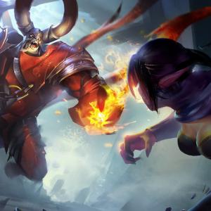 Thumbnail of Doom Bringer and Templar Assassin Digital Art