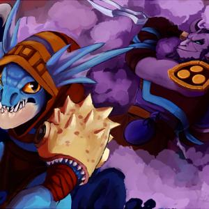 Thumbnail of Rikimaru and Slark Digital Art