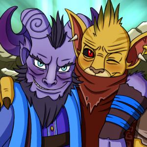 Thumbnail of Bounty Hunter and Rikimaru Digital Art