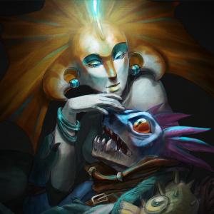 Thumbnail of Naga Siren and Slark Digital Art
