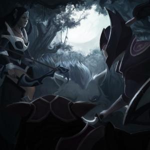 Thumbnail of Luna and Mirana Digital Art