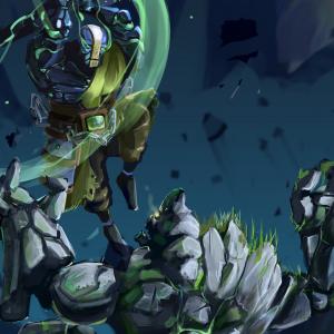 Thumbnail of Earth Spirit and Tiny Digital Art