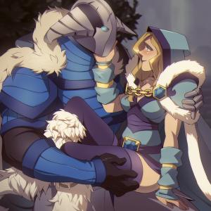Thumbnail of Crystal Maiden and Sven Digital Art