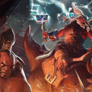 Thumbnail of Axe and Disruptor Digital Art