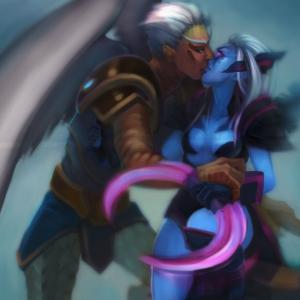 Thumbnail of Skywrath Mage and Vengeful Spirit Digital Art