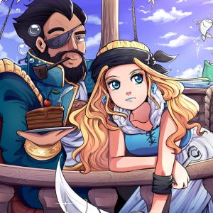 Thumbnail of Crystal Maiden and Kunkka Digital Art