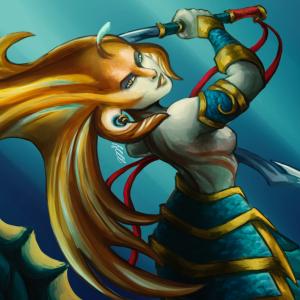 Thumbnail of Naga Siren Digital Art