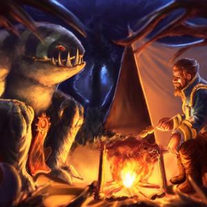Thumbnail of Kunkka and Tidehunter Digital Art