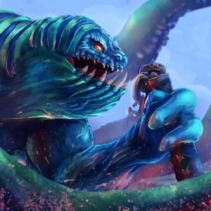 Thumbnail of Kunkka and Tidehunter Digital Art