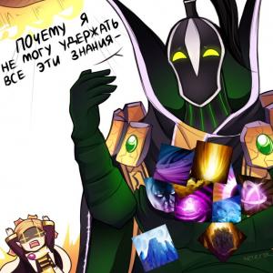 Thumbnail of Invoker and Rubick Digital Art