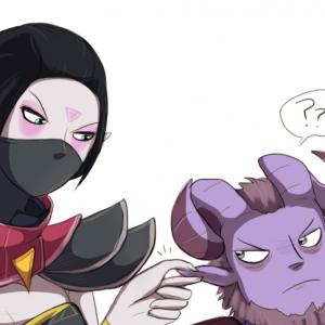 Thumbnail of Rikimaru and Templar Assassin Digital Art