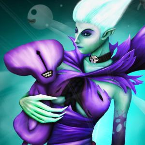 Thumbnail of Death Prophet and Faceless Void Digital Art