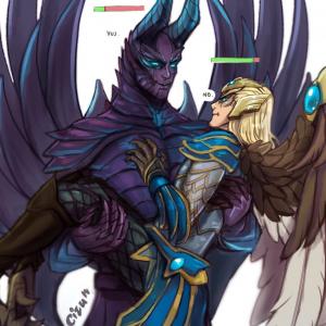 Thumbnail of Skywrath Mage and Terrorblade Digital Art