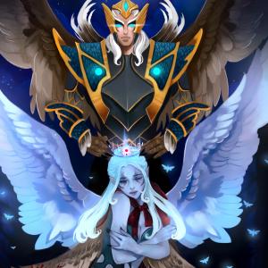 Thumbnail of Skywrath Mage and Vengeful Spirit Digital Art