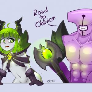 Thumbnail of Faceless Void and Pugna Digital Art