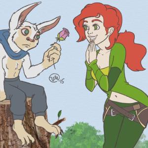 Thumbnail of Meepo and Windranger Digital Art