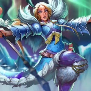 Thumbnail of Crystal Maiden Digital Art