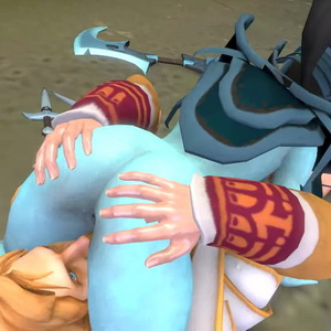 Thumbnail of Phantom Assassin and Omniknight SFM 3D Art porno