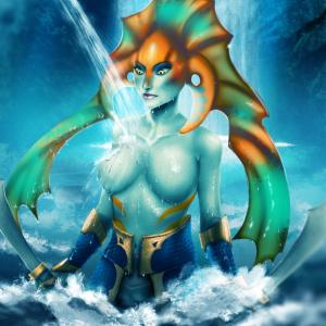 Thumbnail of Naga Siren Digital Art