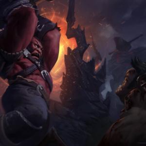 Thumbnail of Axe and Pudge Digital Art