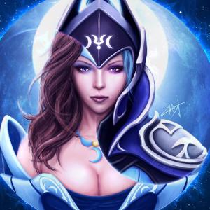 Thumbnail of Luna and Mirana Digital Art