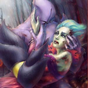 Thumbnail of Death Prophet and Faceless Void Digital Art