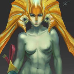 Thumbnail of Naga Siren Digital Art