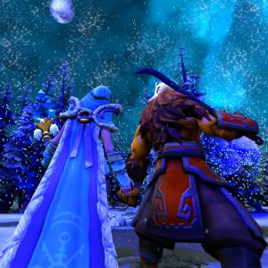 Thumbnail of Crystal Maiden and Juggernaut SFM 3D Art