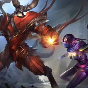 Thumbnail of Doom Bringer and Templar Assassin Digital Art