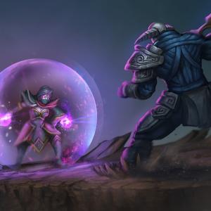 Thumbnail of Sven and Templar Assassin Digital Art