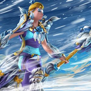 Thumbnail of Crystal Maiden Digital Art