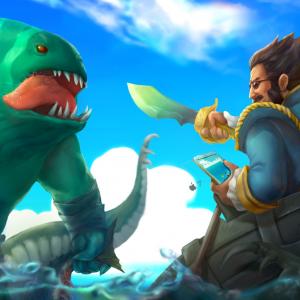 Thumbnail of Kunkka and Tidehunter Digital Art