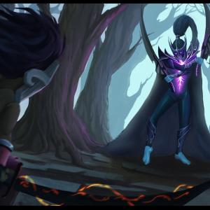Thumbnail of Phantom Assassin and Juggernaut Digital Art