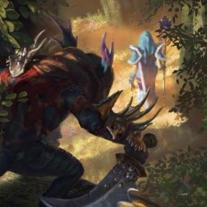 Thumbnail of Crystal Maiden and Slark Digital Art