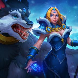 Thumbnail of Crystal Maiden Digital Art